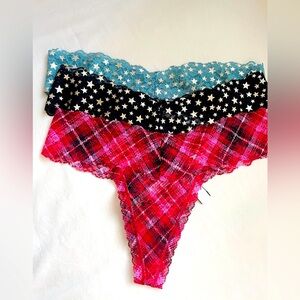 Victoria's Secret. Brand-new three-piece thong.